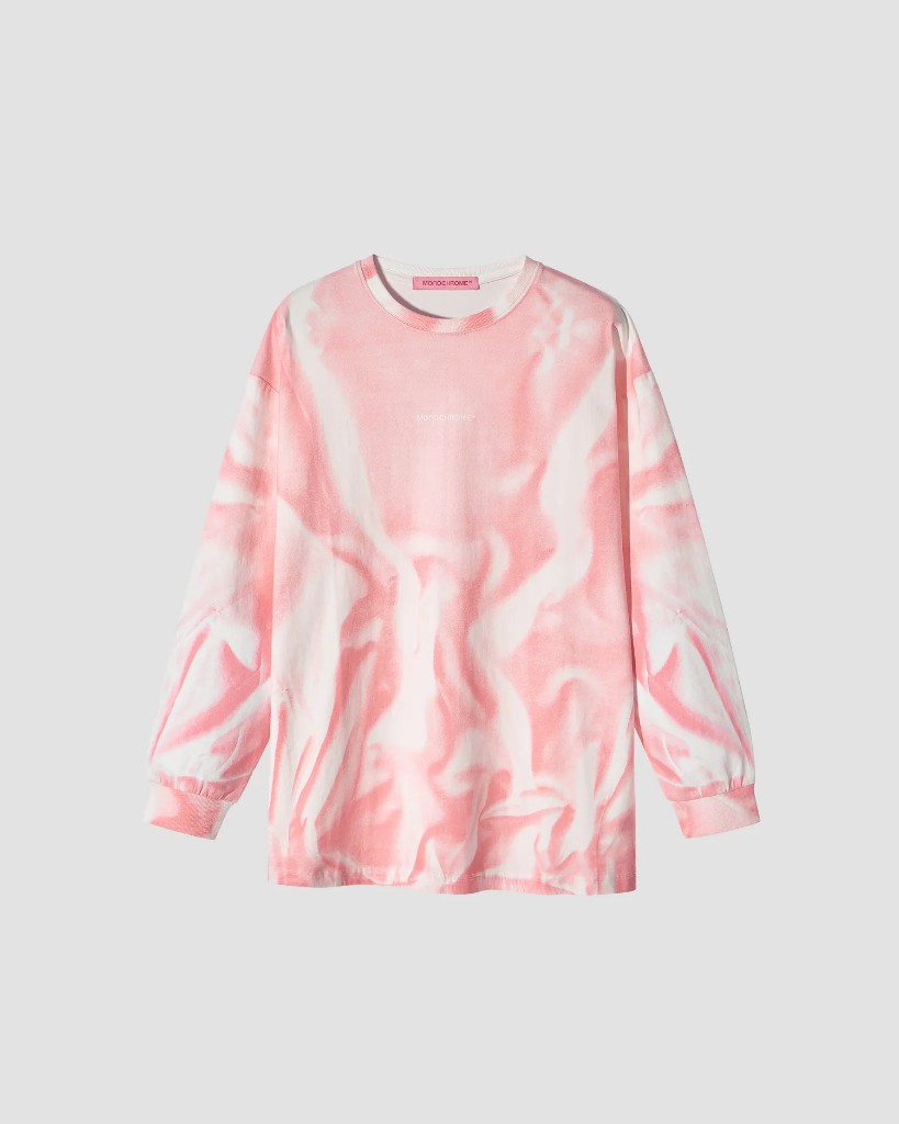 Лонгслив MONOCHROME розовый